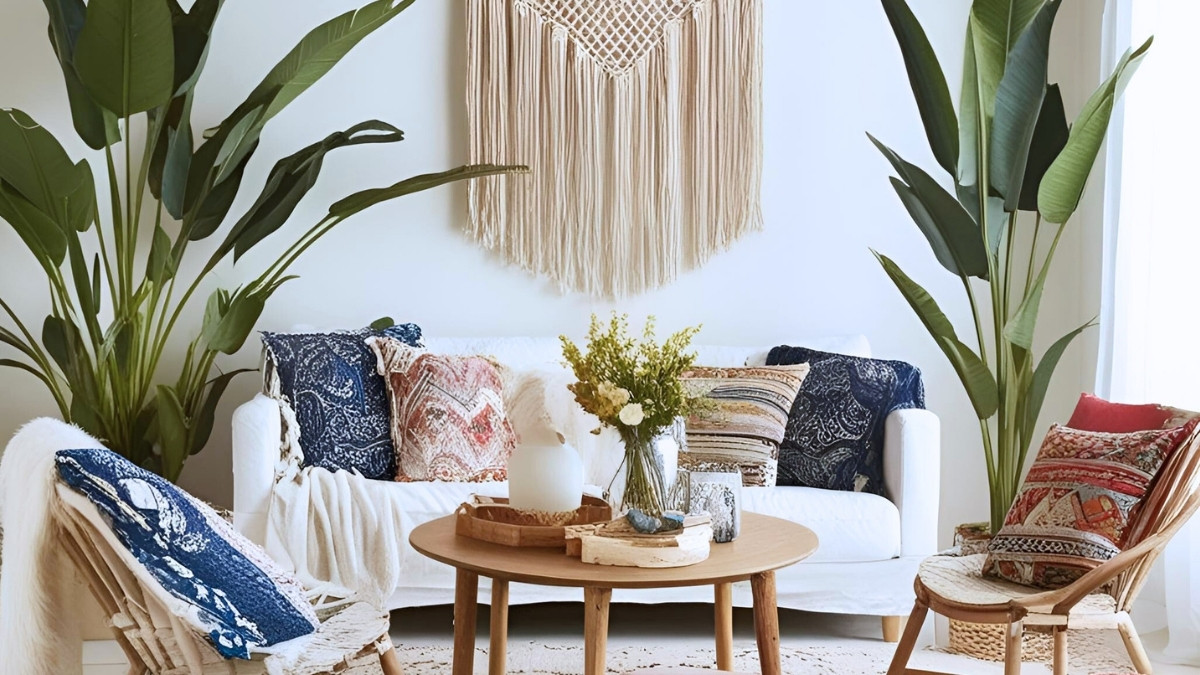 Cores de Parede que Combinam com Decoração Boho Chic